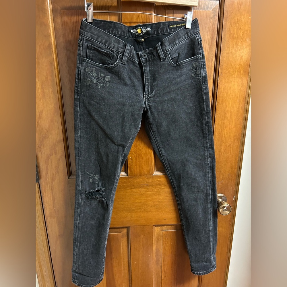 Lucky Brand Dark Gray Women's Skinny Jeans